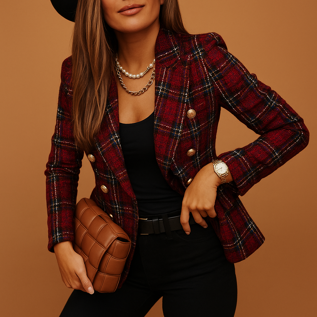 Montrel™ | Blazer ajusté à la coupe élégante pour femmes