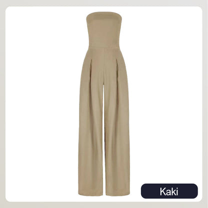 Jumpsuit sans manches avec poches