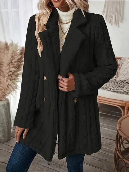 Seraphina I Manteau d'hiver texturé