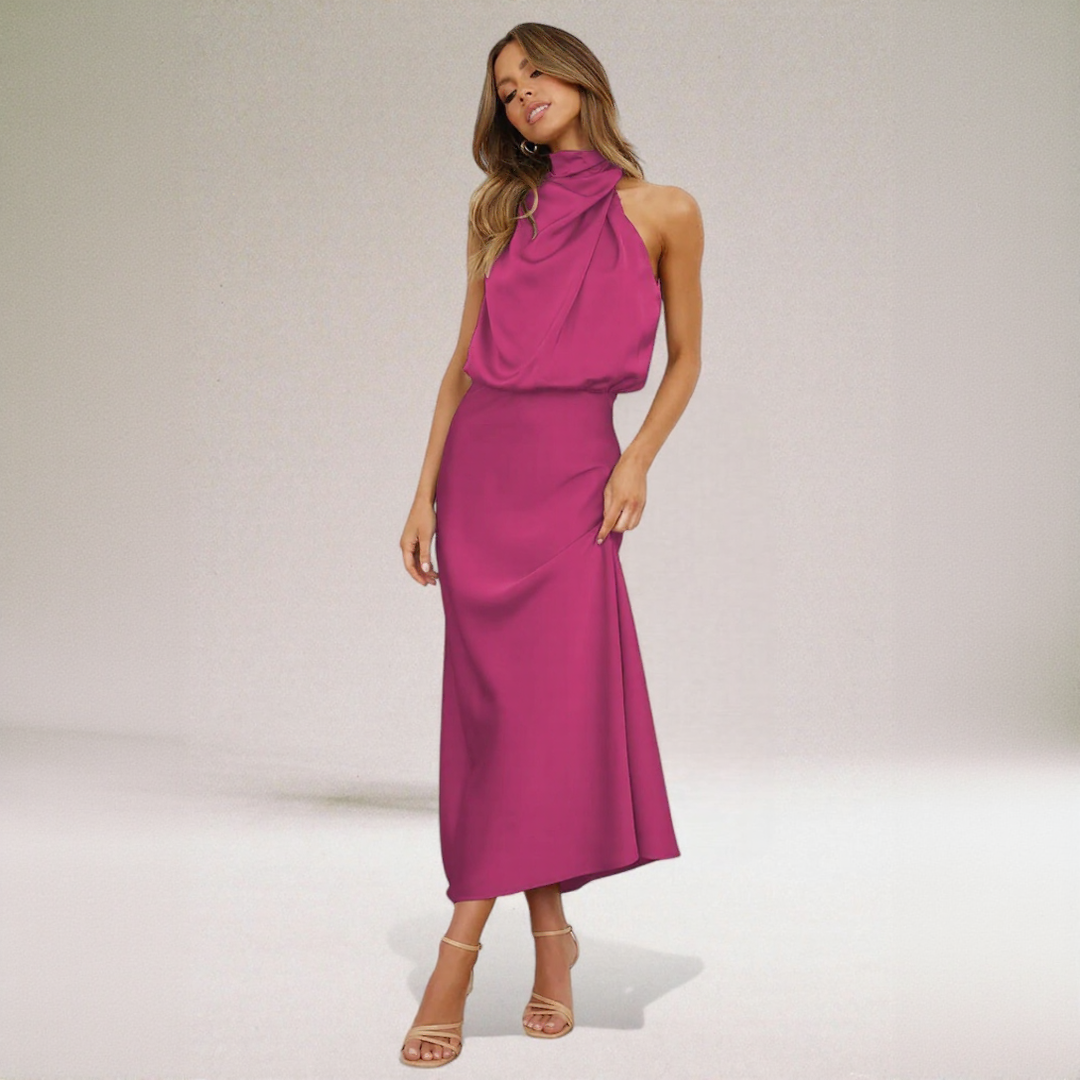 Amélie | Robe à dos nu glamour